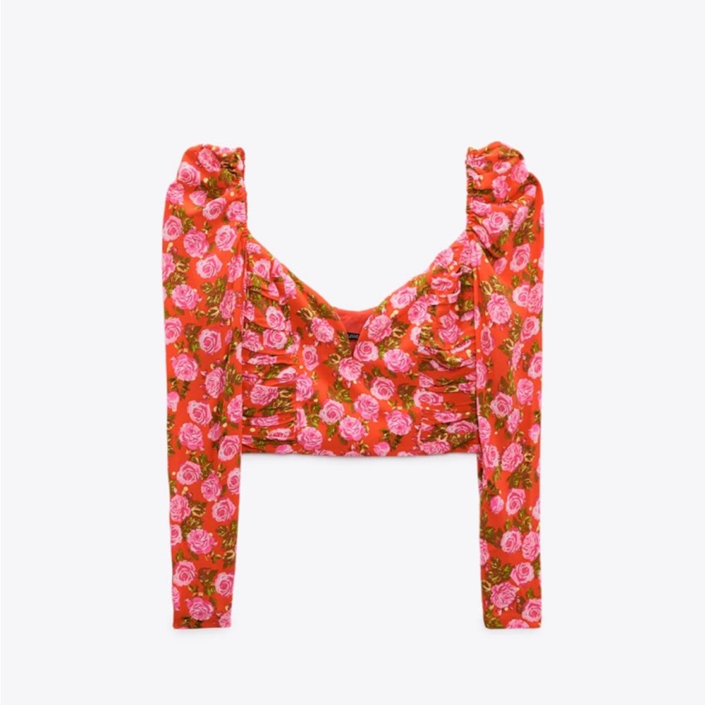 BRAND NEW floral shirt from Zara - Picture 1 of 4